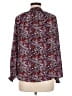 Rungolee Print Burgundy Long Sleeve Blouse Size M - photo 2
