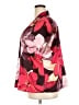 Estelle Floral Burgundy Short Sleeve Blouse Size 2X - photo 5