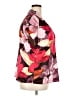Estelle Floral Burgundy Short Sleeve Blouse Size 2X - photo 4