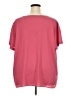 Ann Taylor LOFT 100% Polyester Pink Short Sleeve Blouse Size 26 - photo 2