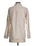 Uniqlo 100% Linen Ivory Long Sleeve Button-Down Shirt Size S - photo 2