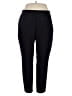 Stylus Solid Black Casual Pants Size XL - photo 1
