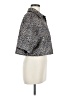 Shein 100% Polyester Animal Print Gray Short Sleeve Blouse Size 8 - 10 - photo 4