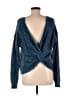 Alya Blue Pullover Sweater Size M - photo 2