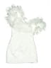 Lulus 100% Polyester White Cocktail Dress Size XS - photo 2