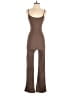 Assorted Brands Solid Brown Jumpsuit Size S - photo 1