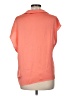 MNG Orange Short Sleeve Blouse Size 8 - photo 2