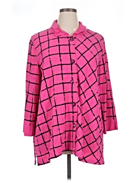 Ali Miles 3/4 Sleeve Button-Down Shirt (view 1)