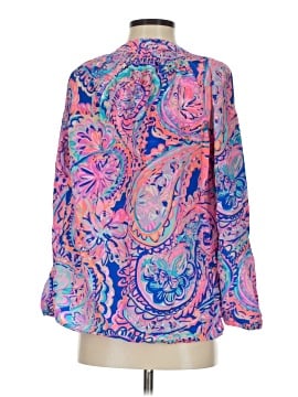 Lilly Pulitzer Long Sleeve Silk Top (view 2)