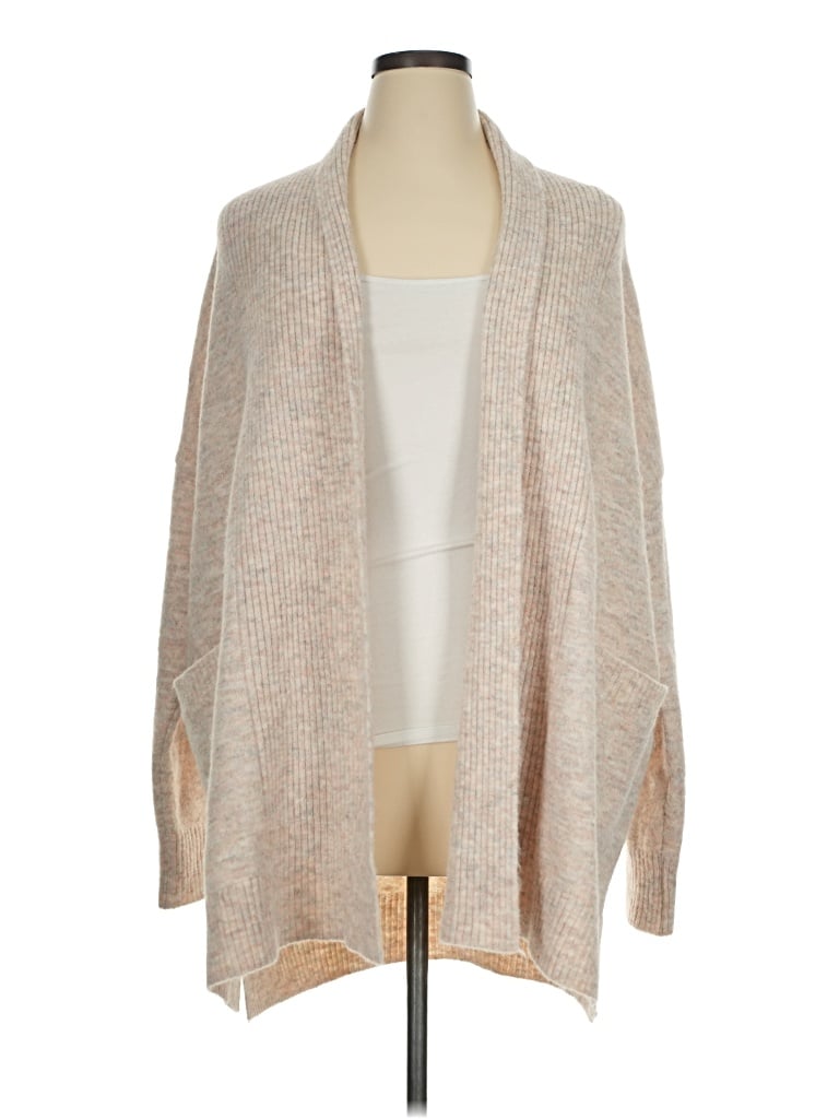 Pre-owned Time And Tru Cardigan Sweater In Tan