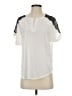 Gerard Darel Ivory Short Sleeve Top Size Sm (2) - photo 1