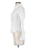 2 Much LA White Long Sleeve Blouse Size M (estimated) - photo 5
