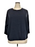 Next 100% Cotton Blue 3/4 Sleeve Top Size XXL - photo 1