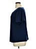 Notations Blue Short Sleeve Top Size XL - photo 5