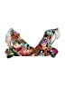 Unbranded Floral Ivory Orange Swimsuit Top Size S (estimated) - photo 1