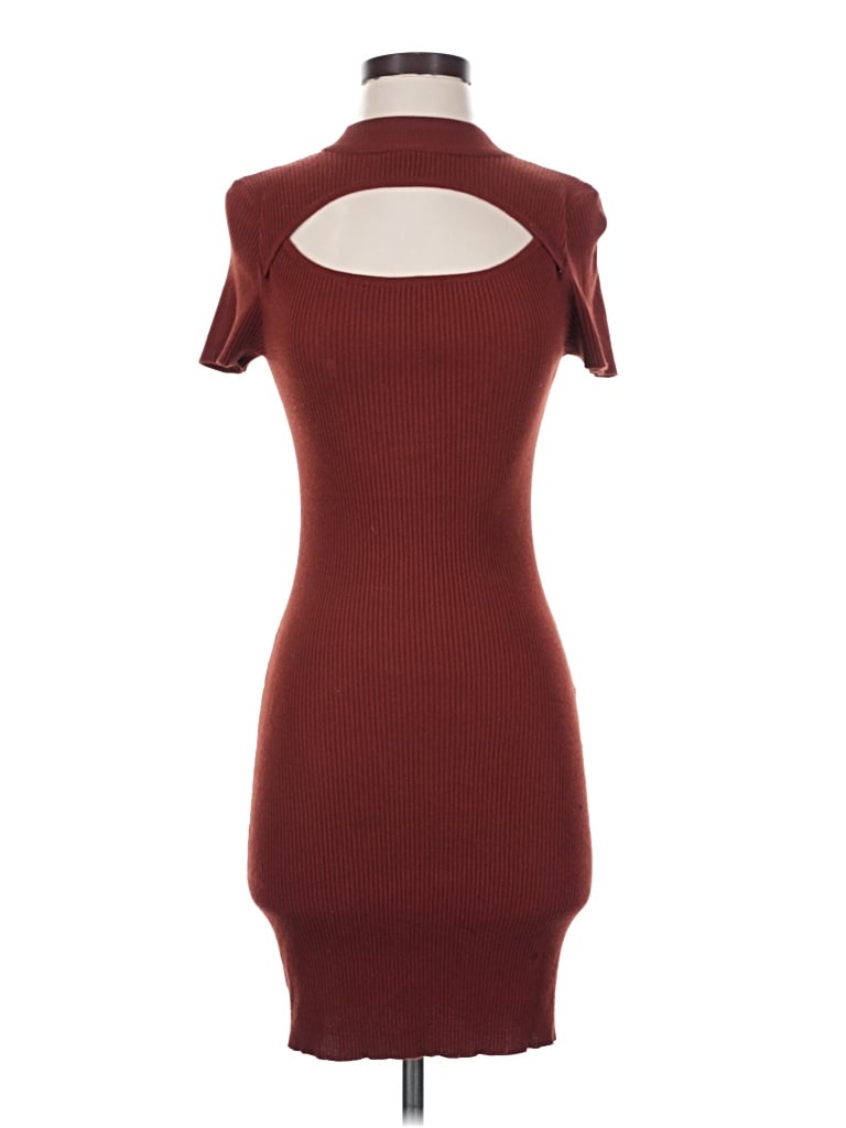 Pre-owned No Boundaries Casual Dress In Burgundy