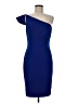 Vince Camuto Solid Blue Cocktail Dress Size 8 - photo 1