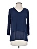 MICHAEL Michael Kors Blue 3/4 Sleeve Top Size S (petite) - photo 1