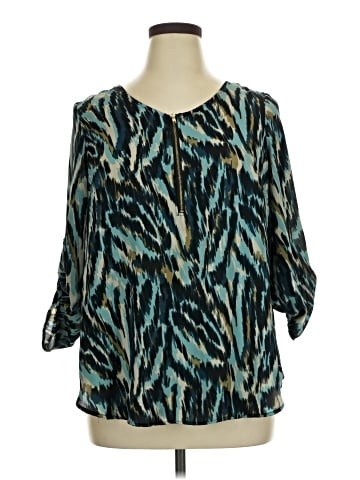 Tacera 3/4 Sleeve Blouse (view 1)