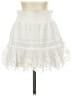 LoveShackFancy 100% Cotton Solid White Casual Skirt Size XS - photo 1