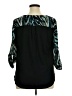 Tacera 100% Polyester Teal 3/4 Sleeve Blouse Size 1X - photo 2
