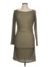 MICHAEL Michael Kors Solid Tan Casual Dress Size L - photo 1