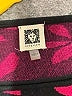 Anne Klein Floral Black Pullover Sweater Size L - photo 7