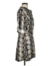 Zara Paisley Gray Cocktail Dress Size M - photo 4
