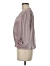 Express 100% Polyester Silver 3/4 Sleeve Blouse Size M - photo 5
