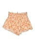 Molly & Isadora 100% Rayon Floral Orange Shorts Size Sm Plus - photo 1