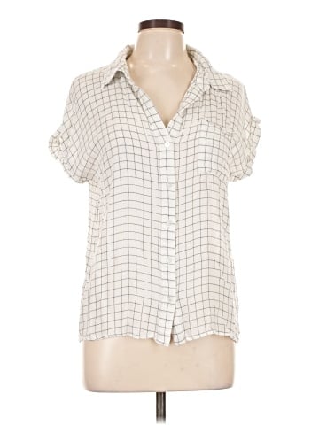 Hem & Thread Short Sleeve Blouse (view 1)