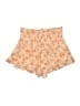 Molly & Isadora 100% Rayon Floral Orange Shorts Size Sm Plus - photo 2