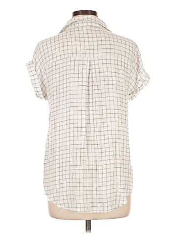 Hem & Thread Short Sleeve Blouse (view 2)