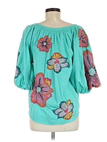 Maeve by Anthropologie 3/4 Sleeve Blouse (view 2)
