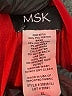 MSK 100% Polyester Red 3/4 Sleeve Blouse Size XL - photo 7