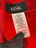 MSK 100% Polyester Red 3/4 Sleeve Blouse Size XL - photo 9