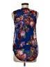 Daniel Rainn 100% Polyester Blue Sleeveless Blouse Size XS - photo 2