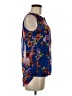 Daniel Rainn 100% Polyester Blue Sleeveless Blouse Size XS - photo 4
