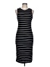 Final Touch Stripes Black Casual Dress Size L - photo 1