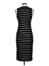 Final Touch Stripes Black Casual Dress Size L - photo 2