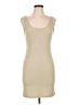 Forever 21 Solid Tan Casual Dress Size L - photo 1