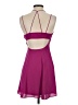 Express 100% Polyester Solid Purple Cocktail Dress Size 0 - photo 2