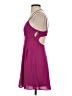 Express 100% Polyester Solid Purple Cocktail Dress Size 0 - photo 5