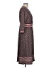 Max Studio Print Brown Casual Dress Size L - photo 4