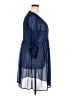 Torrid 100% Polyester Blue Casual Dress Size 2X Plus (2) - photo 4