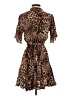 ALLSAINTS 100% Polyester Animal Print Brown Casual Dress Size 0 - photo 2