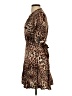 ALLSAINTS 100% Polyester Animal Print Brown Casual Dress Size 0 - photo 5