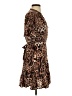 ALLSAINTS 100% Polyester Animal Print Brown Casual Dress Size 0 - photo 4
