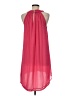 H&M 100% Polyester Solid Pink Casual Dress Size 6 - photo 2