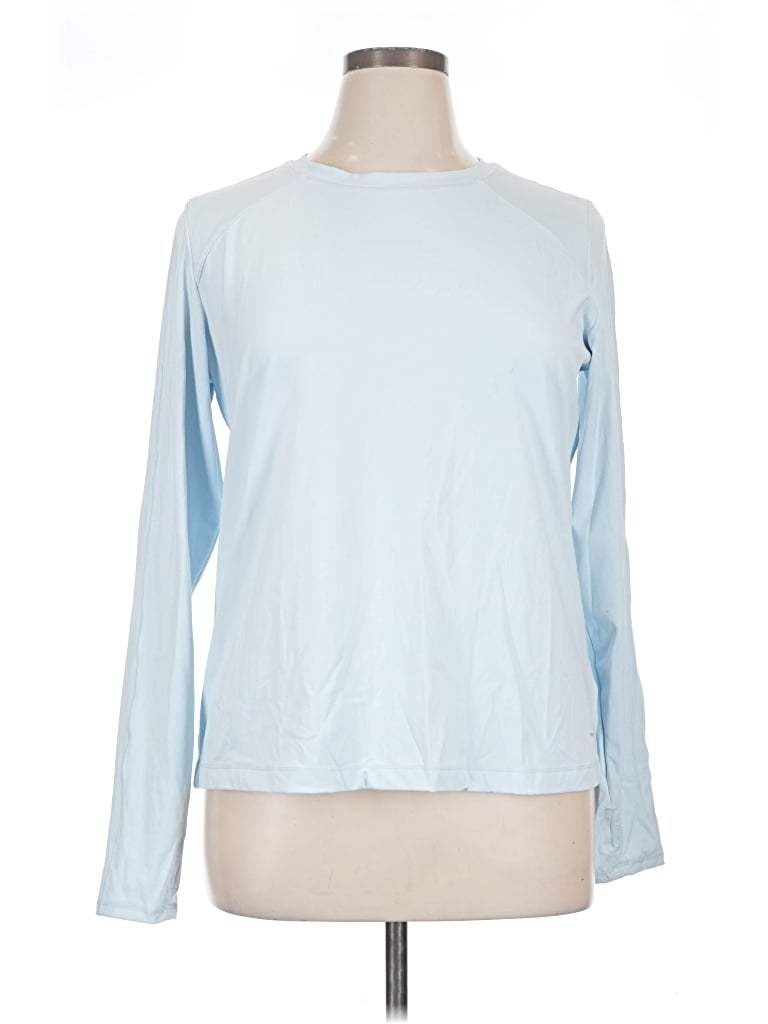 Pre-owned Mondetta Long Sleeve T-shirt In Blue